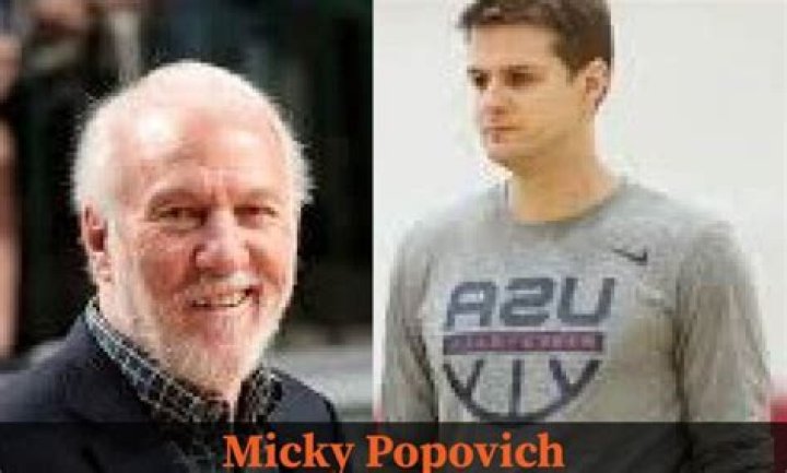 Meet Micky Popovich – Photos Of Gregg Popovich’s Son With Erin Popovich